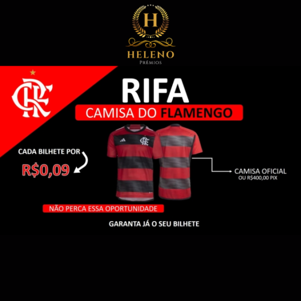 RIFA CAMISA DO FLAMENGO
